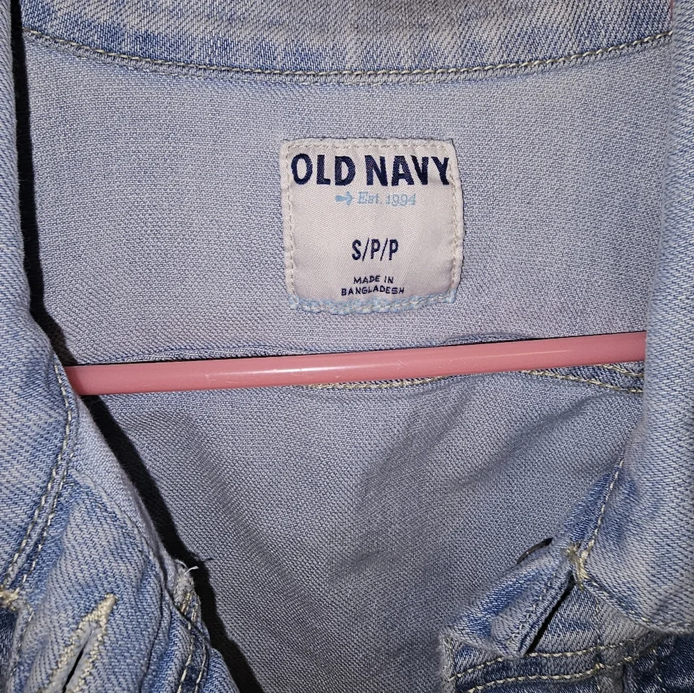 Old Navy Sky Blue Denim Vest ⚡️